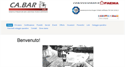 Desktop Screenshot of cabarsrl.com
